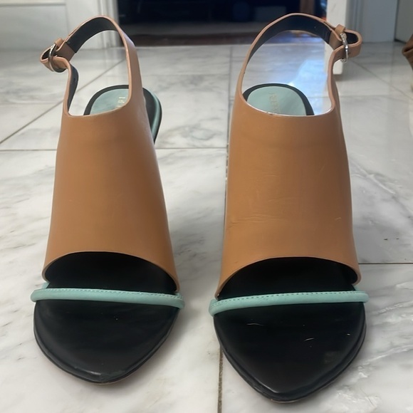 Rebecca Minkoff color block heels size 7 - Picture 2 of 11
